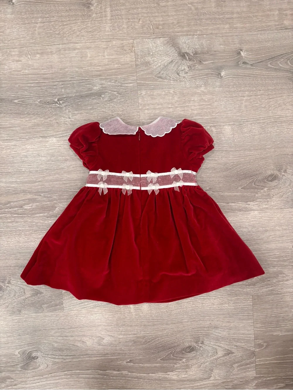 NWT Class Club Baby 18 Months Red Velvet Holiday Dress Lined Christmas